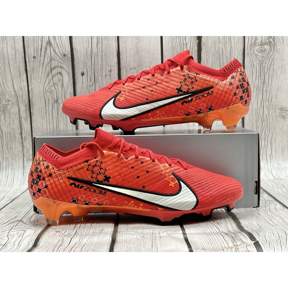Size 11 - Nike Zoom Mercurial Vapor 15 Elite MDS FG Light Crimson FD1165 600